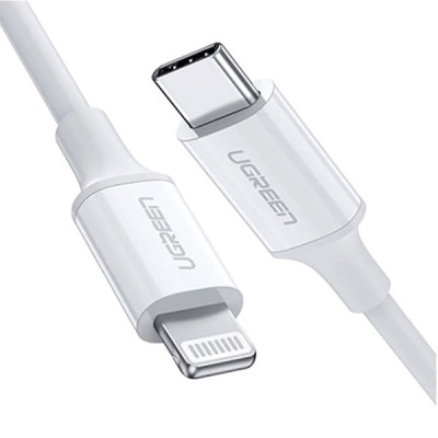 image of UGREEN US171 (60748) 1.5m USB-C to Lightning Nickel Plated Cable with Spec and Price in BDT