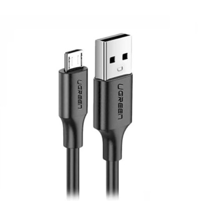 image of UGREEN US289 (60137) USB 2.0 A to Micro USB Nickel Plating 1.5m Cable Black with Spec and Price in BDT