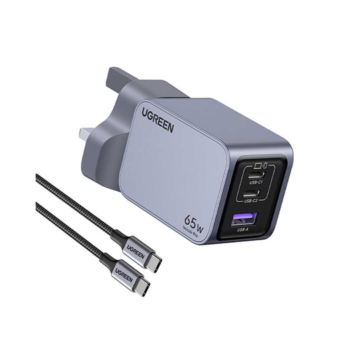 UGREEN X755 (25871) Nexode Pro 65W 3Port GaN Fast Charger Price in BD