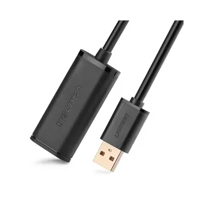 image of UGREEN US121 (10321) USB 2.0 Active Extension Cable with Chipset - 10M with Spec and Price in BDT