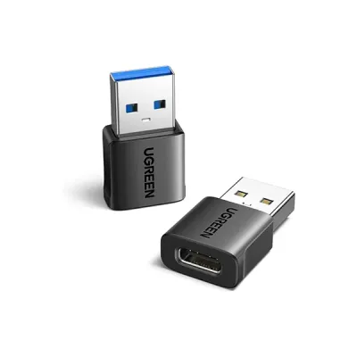 image of UGREEN US701 (45275) USB-A Male to USB-C Female Adapter Set 2-Pack with Spec and Price in BDT