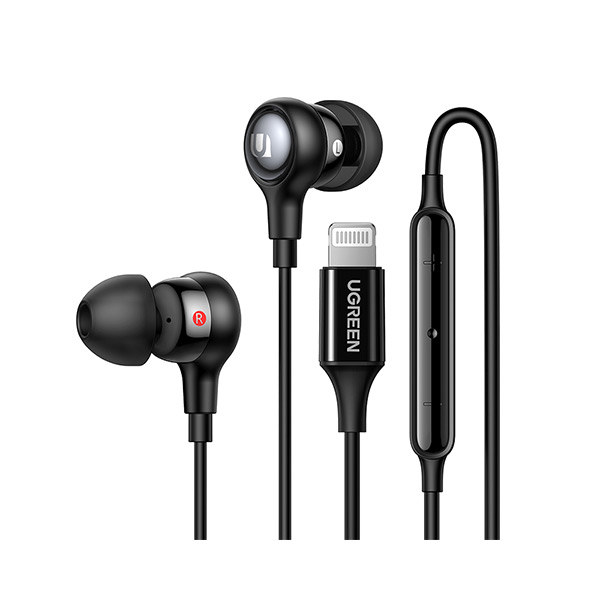 image of Ugreen EP103 (30631) Lightning Port In-Ear Earphones with Spec and Price in BDT