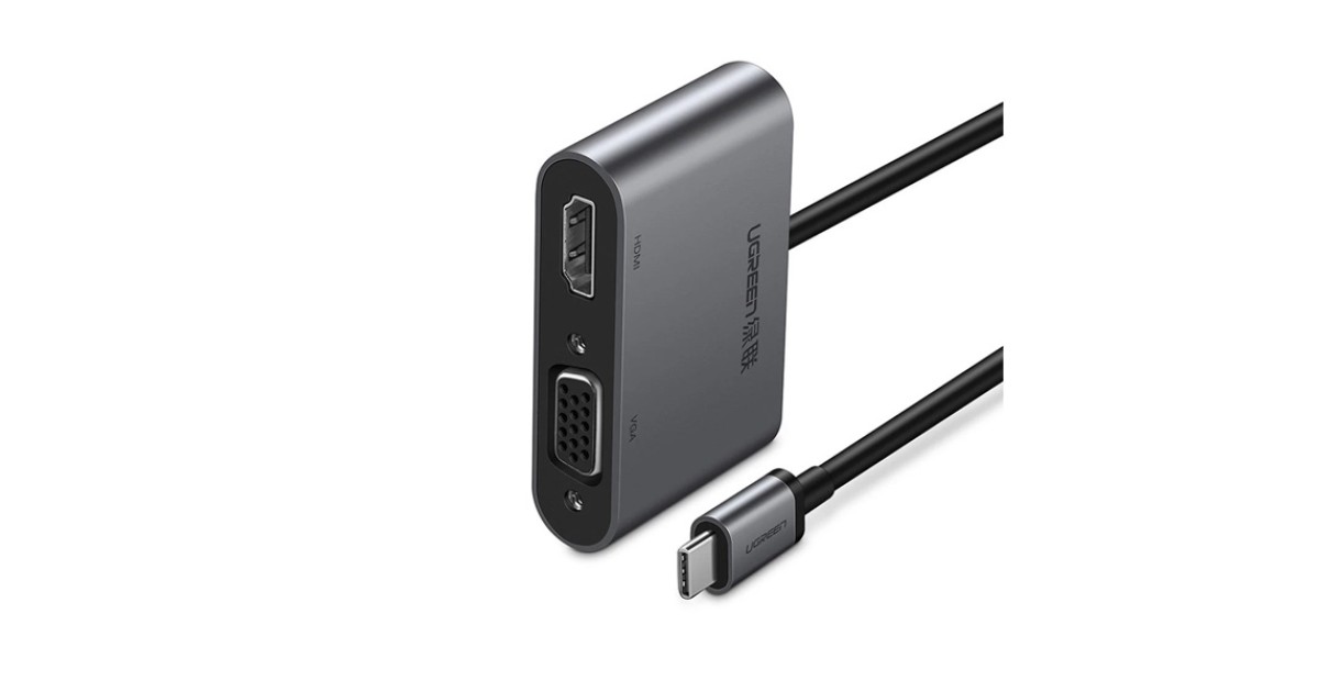 UGREEN CM162 (50505) USBC to HDMI And VGA Adapter