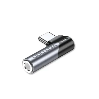 VENTION BGWH0 USB-C Male to 3.5mm Female Audio Adapter image of VENTION BGWH0 USB-C Male to 3.5mm Female Audio Adapter with Spec and Price in BDT