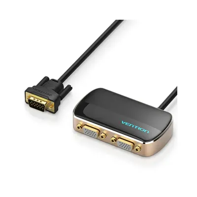 image of Vention DBABF 1-in 2-out VGA Splitter - 1M with Spec and Price in BDT