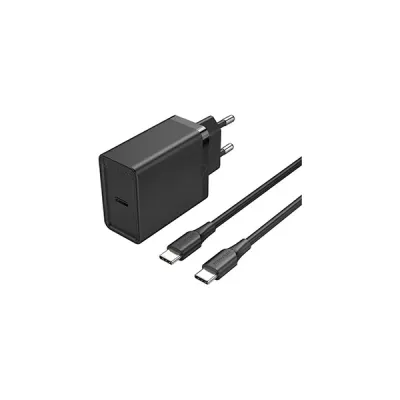 VENTION FAHBF-EU 25W USB-C Wall Charger with USB-C Cable - EU Plug image of VENTION FAHBF-EU 25W USB-C Wall Charger with USB-C Cable - EU Plug with Spec and Price in BDT