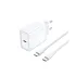 VENTION FAHWF-EU 25W USB-C Wall Charger with USB-C Cable - EU Plug