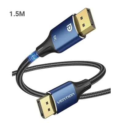 image of Vention HCELG 8K DP Male to Male HD Cable - 1.5M with Spec and Price in BDT
