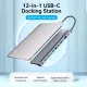 VENTION THSHC Multi-function 12-in-1 USB-C Docking Station - Gray VENTION THSHC Multi-function 12-in-1 USB-C Docking Station - Gray