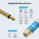 VENTION VDD-C03 6.35mm Male to RCA Female Audio Adapter VENTION VDD-C03 6.35mm Male to RCA Female Audio Adapter