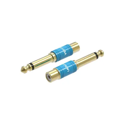 VENTION VDD-C03 6.35mm Male to RCA Female Audio Adapter image of VENTION VDD-C03 6.35mm Male to RCA Female Audio Adapter with Spec and Price in BDT