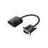 VENTION ACNBB VGA to HDMI Converter with Female Micro USB and Audio Port - 0.15M