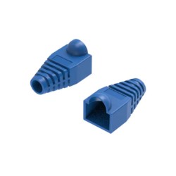 VENTION IOCL0-50 RJ45 Strain Relief Boots Blue PVC Style 50 Pack
