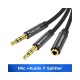 Vention BBTBY 2 in 1 3.5mm Audio Splitter Cable