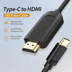 product image of Vention CGUBH Type-C to 4K HDMI Cable - 2M with Specification and Price in BDT