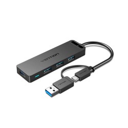 Vention CHTBB 2-in-1 Interface to 4-Port USB 3.0 Hub