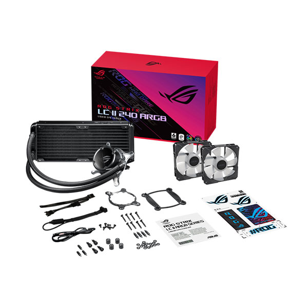 image of ASUS ROG STRIX LC II 240 ARGB All-in-one Liquid CPU Cooler with Spec and Price in BDT