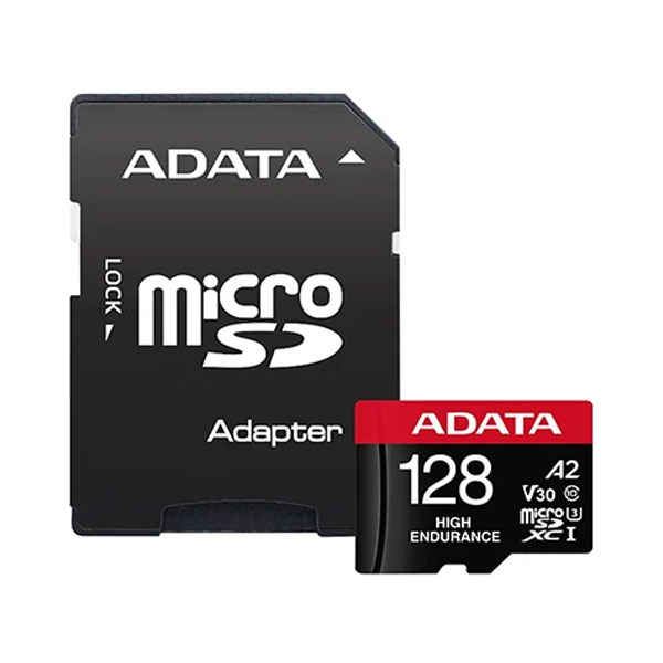 image of ADATA High-Endurance 128GB UHS-I Class 10 microSDXC Card for Surveillance Camera with Spec and Price in BDT