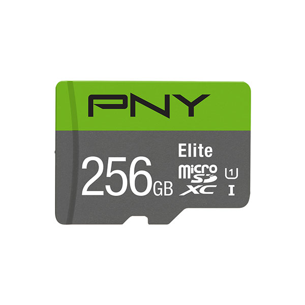 image of PNY Elite Class 10 U1 256GB microSD Memory Card with Spec and Price in BDT