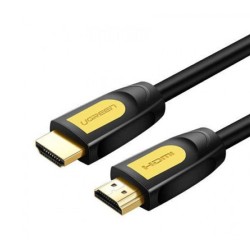 UGREEN 10129 HDMI Round Cable 2m (Yellow/Black) #HD101