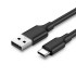 UGREEN 60116 USB-A 2.0 to USB-C Cable Nickel Plating 1m (Black) #US287