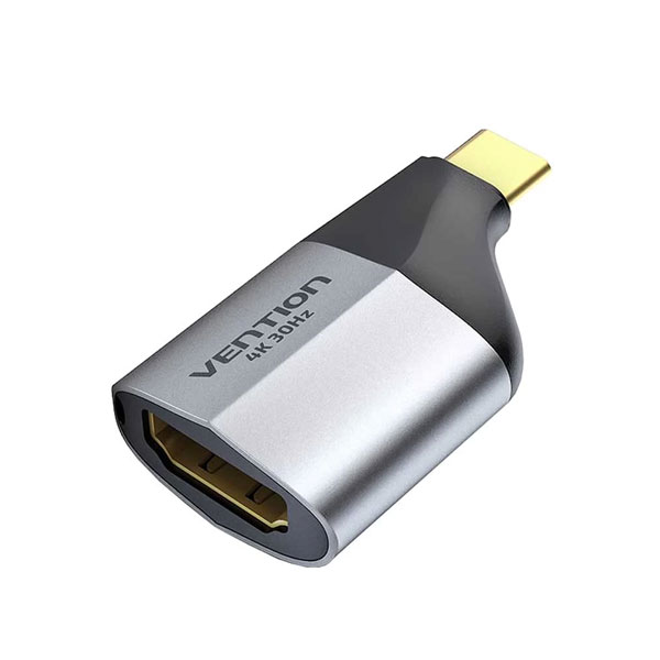 image of Vention (TCDH0) Type-C Male to HDMI Female Gray Converter  with Spec and Price in BDT