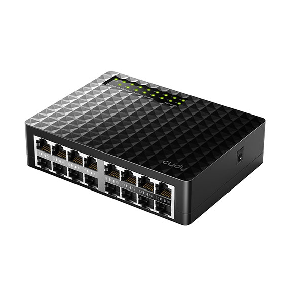 image of Cudy FS1016D 16-Port 10/100Mbps Desktop Switch with Spec and Price in BDT