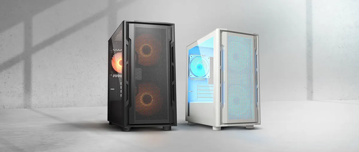 Cougar Uniface Mini RGB Mini Tower Gaming Casing - Black Price in BD