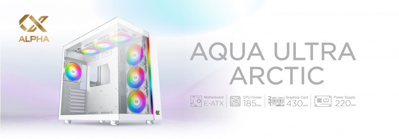 Xigmatek AQUA Ultra Arctic Super Tower Gaming Casing Price in BD