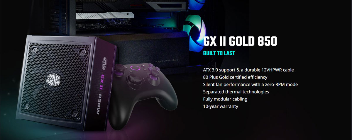 Cooler Master GX2 850W Gold Modular ATX 3.0 Power Supply Price in Bangladesh