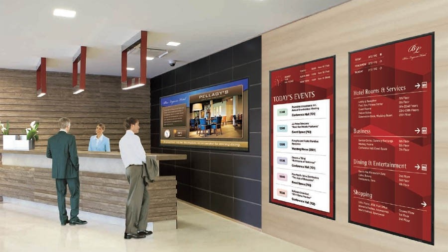 LCD PROFESSIONAL display Reception
