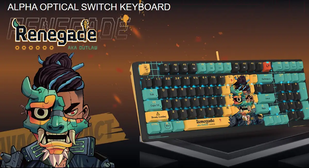 A4Tech Bloody AT98 Renegade RGB USB Mechanical Gaming Keyboard Price in Bangladesh