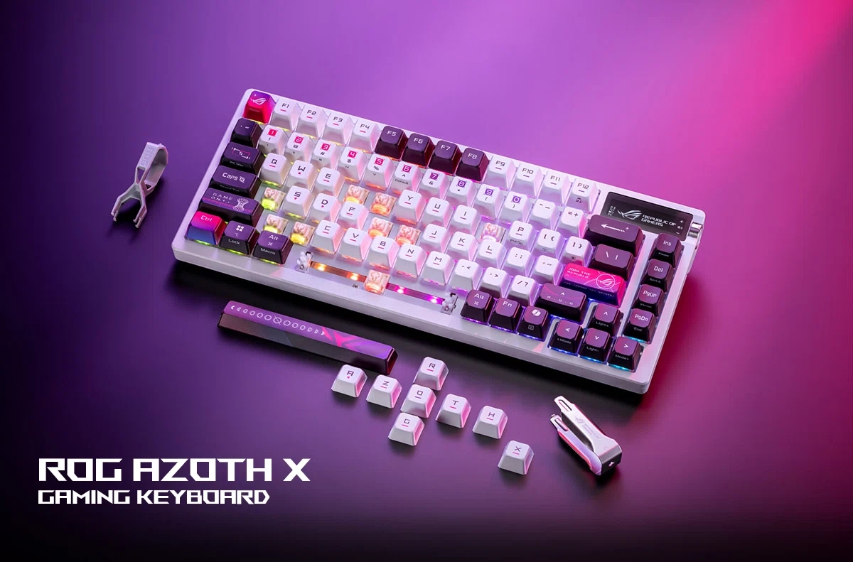 ASUS ROG Azoth X NX Mechanical Switch (Strom V2) Hot-Swappable 75% Custom Gaming Keyboard Price in BD