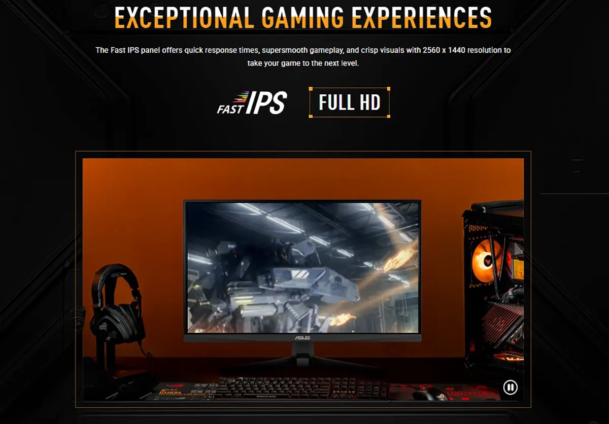 ASUS TUF Gaming Series 5 - VG27AQE5A 27-inch QHD 165Hz Fast-IPS Gaming Monitor Price in Bangladesh ASUS TUF Gaming Series 5 - VG27AQE5A 27-inch QHD 165Hz Fast-IPS Gaming Monitor Price in Bangladesh