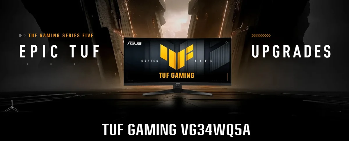 ASUS TUF Gaming Series 5 - VG34WQ5A 34-inch WQHD 200Hz Dual Mode Curved Gaming Monitor Price in Bangladesh