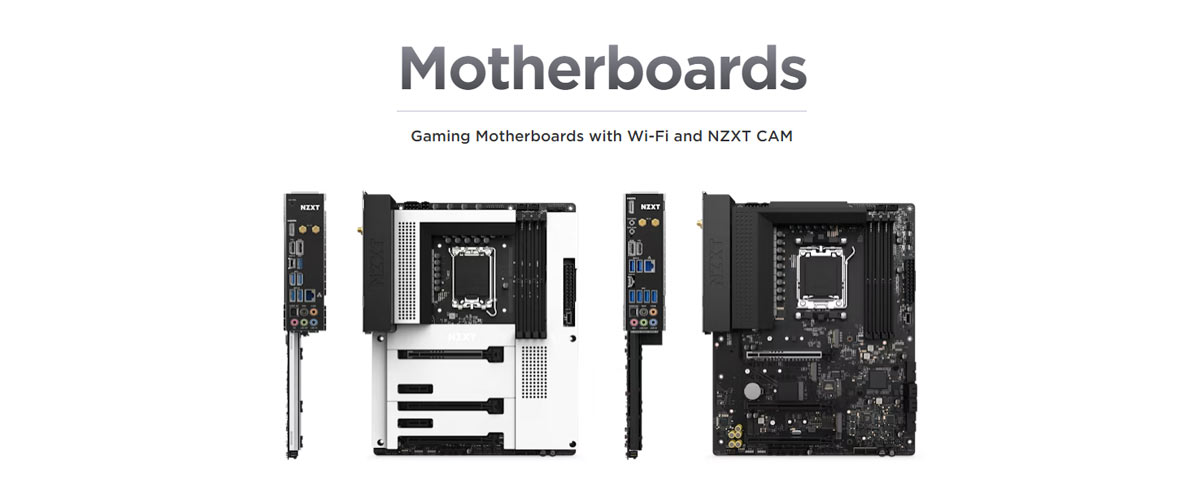 NZXT N7 B650E AM5 ATX Gaming Motherboard - White Price in Bangladesh