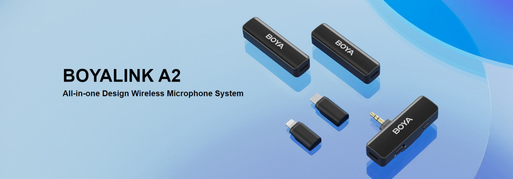 Boya BOYALINK A2 All-in-one Design Wireless Microphone System Price in BD