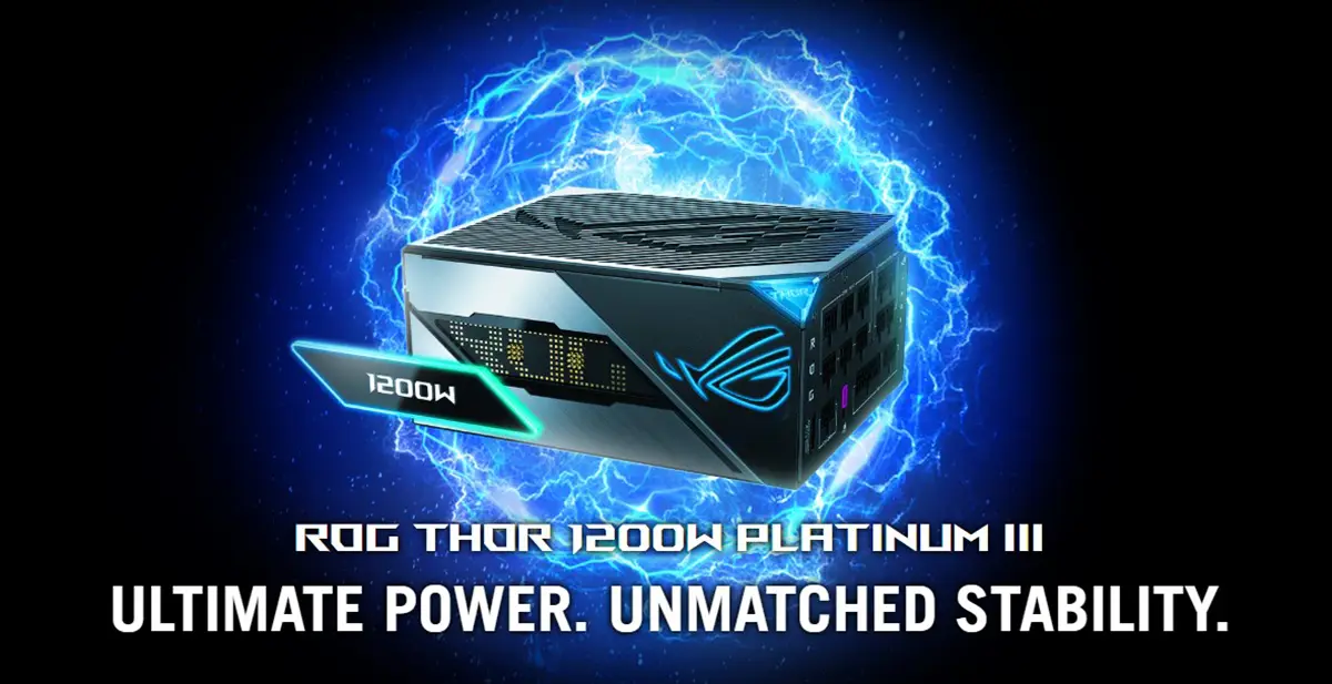 ASUS ROG Thor 1200W Platinum III Power Supply Price in Bangladesh