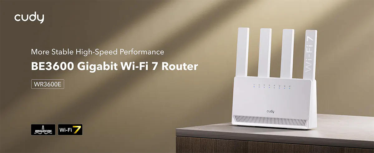 CUDY WR3600E BE3600 Gigabit Wi-Fi 7 Router Price in Bangladesh