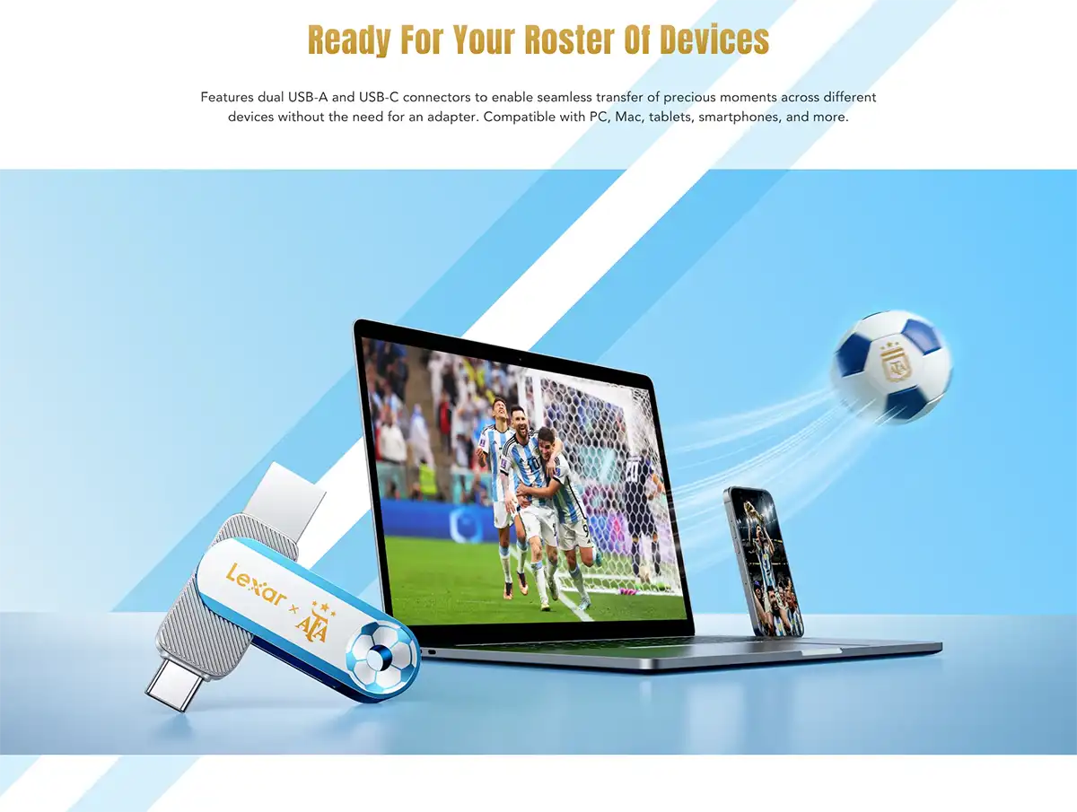 Lexar Elite Legend Dual Drive D500 Multi-Functional 128GB USB 3.2 Type-C SSD - AFA Legacy Collector's Edition Price in Bangladesh
