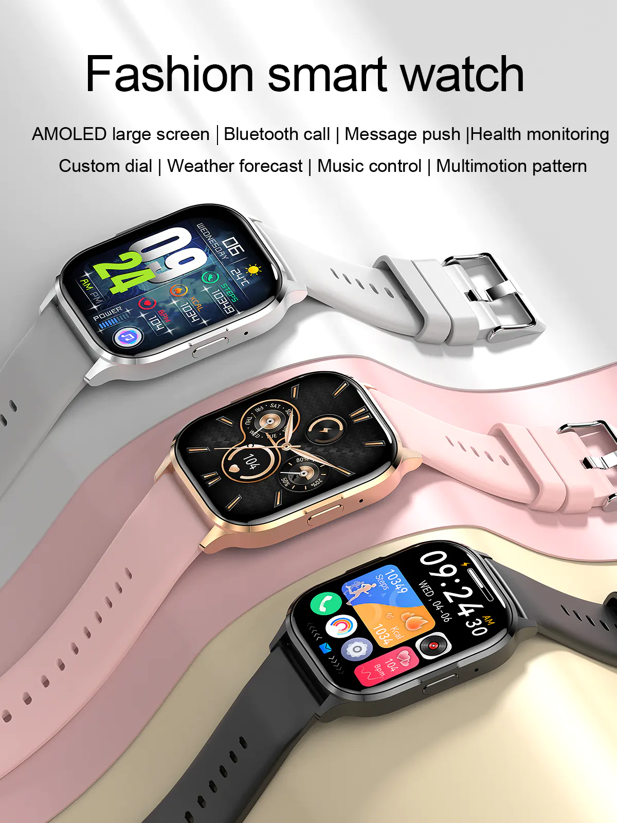 BlisBond Alpha AMOLED Display Bluetooth Calling Smart Watch Price in Bangladesh