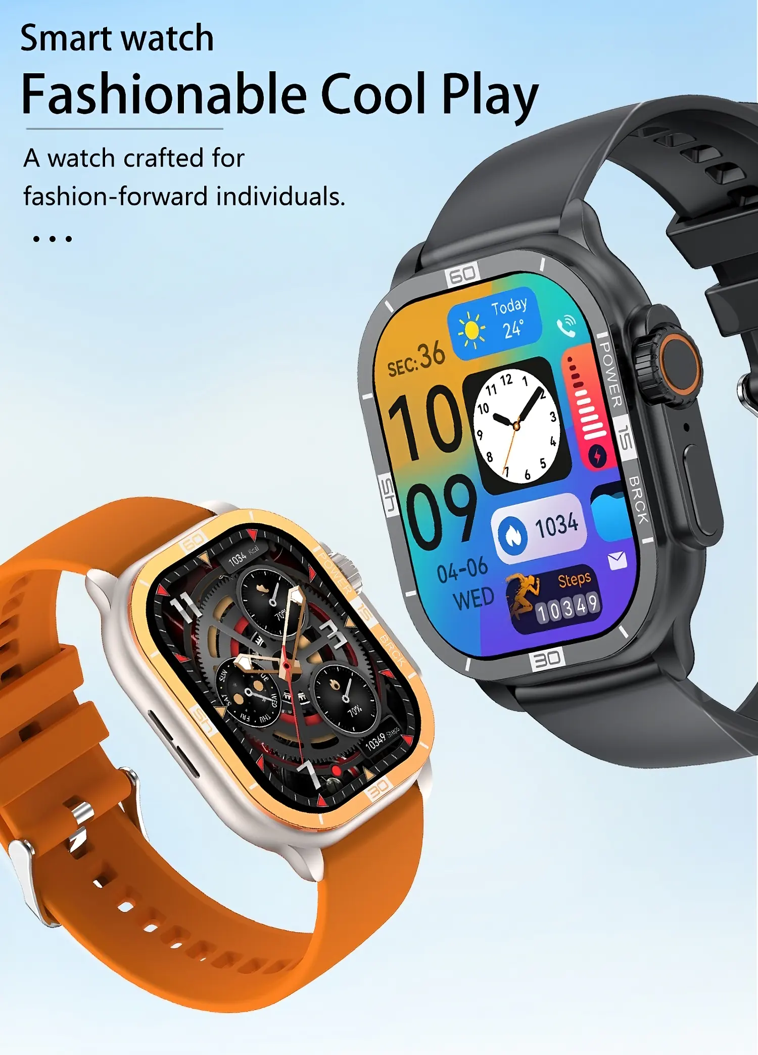 Blisbond Robin AMOLED Display Bluetooth Calling Smart Watch