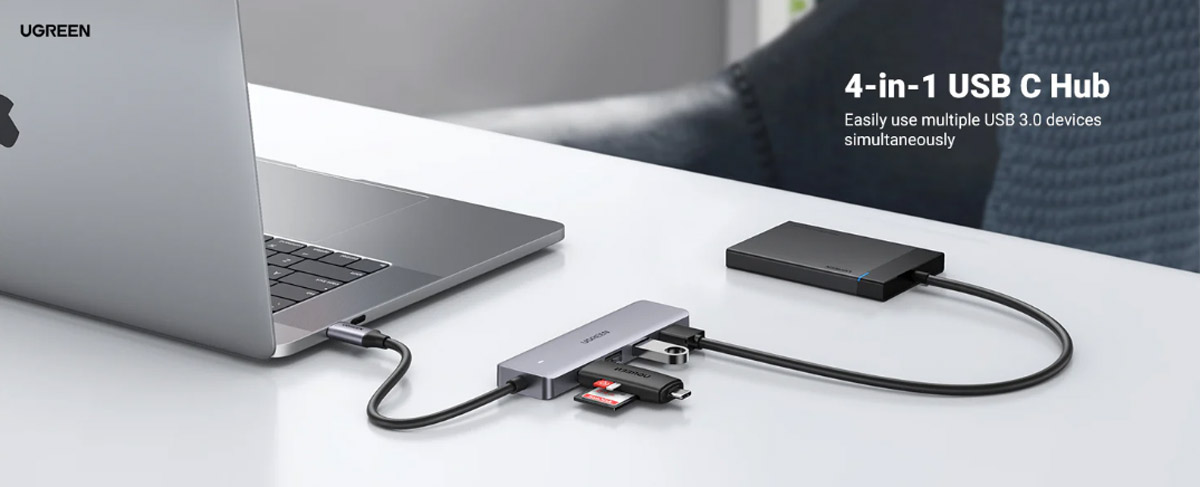 UGREEN CM219 (25851) 4-Port USB 3.0 Hub Price in Bangladesh